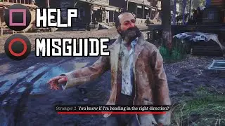 This drunk man asks Arthur for directions to his home | Rdr2