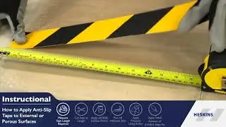 Heskins Anti-Slip Tape for External Porous Surfaces