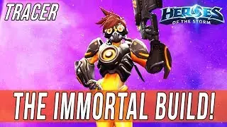 TRACER, THE IMMORTAL BUILD! - SOLO QUEUE SILLINESS [Heroes Of The Storm]
