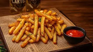 Knusprige Ofenkartoffeln in 15 Minuten 🍟 Besser als Pommes! Ohne Öl & super lecker!