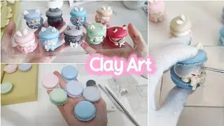 How I make macarons with clay | DIY Clay Art 