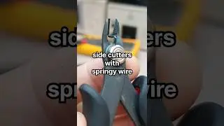 Wire trapping side cutters #electrical #wiha #lab