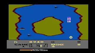 game_on_River Raid - Atari 8-bit - Activision - 1982
