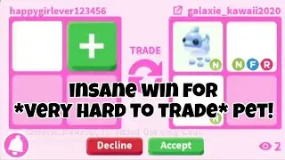 😱😛No Way! They INSANELY OVERPAID For My *VERY HARD TO TRADE* PET In Adopt Me + GOT HUGE WIN OFFERS😱🔥