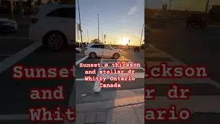 Sunset view Whitby Ontario Canada #whitby #youtubeshorts #reels #shorts #travel #dailyvlog #canada
