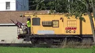 Loram DC-2 Ditcher on the CSX St Lawrence Sub...9-12-2017