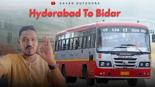 ನಮ್ಮ KSRTC Bus Journey Hyderabad To Bidar Route | #kannadavlogs