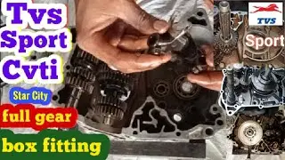 Tvs sport / Star City+ / TVS sport cvti full gearbox fitting