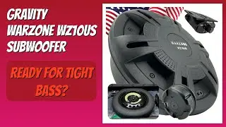 REVIEW (2026): Gravity Warzone WZ10US Subwoofer. Features