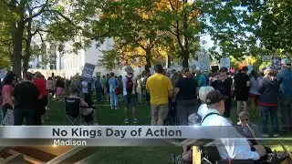 Madison protest draws thousands for 'No Kings' Day of Action