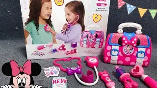 8 Minutes Satisfying with Unboxing Disney Minnie Mouse Toys, Doctor Play Set Collection Review｜ASMR