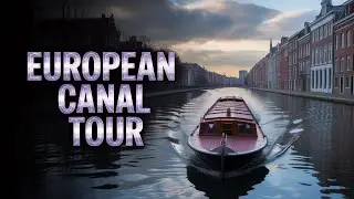 🚢 Cargo Barges on River L&rsquo;Escaut Tournai 🇧🇪 Sailing Toward France 🌊✨ #vlog #subscribe #travel