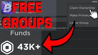HOW TO GET FREE ROBLOX GROUPS WITHOUT PREMIUM / ROBUX IN 2023!