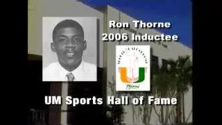 Ron Thorne - University of Miami Sports Hall of Fame