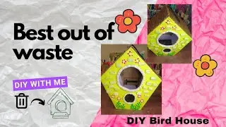 Best out of waste (DIY bird house)  | DIY | #craft 