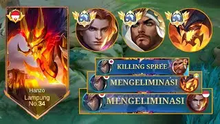 GAME DOMINASI TOTAL! HANZO BUKTIKAN HERO TEBAL BUKAN MASALAH  - Mobile Legends