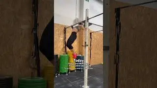 Butterfly Pull Ups Progress 🔥 #pullups #progress #crossfit #gym #training #learning #learn #work