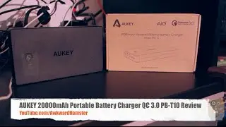 AUKEY 20000mAh Portable Battery Charger QuickCharge 3.0 PB-T10 Review