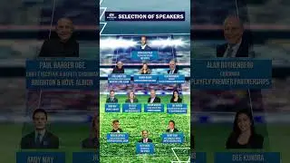 The third set of speakers that is going to set the stage ablaze at Soccerex in Miami this November.