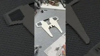 Mandalorian Fang Fighter Time Lapse Build Set 75348 #starwars #disney #lego #mandalorian #timelapse
