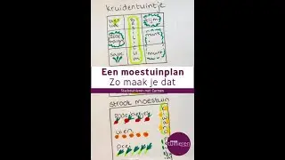 Stadstuinieren - Moestuinplan maken #moestuin