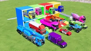 Transporting Dump Truck, Cement Mixer, Tractor Dump Tipper & Fire Rescue &ndash; FS22