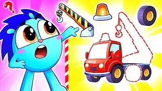 Construction Vehicles Song! 🚧🚜 | Fun Kids Songs and Nursery Rhymes by Baby Zoo Story