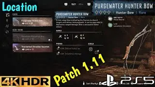 Purgewater Hunter Bow Location - Horizon Forbidden West Update 1.011 Purgewater Bow Location PS5 4K