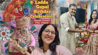 Laddu Gopal Birthday Celebration at Home #laddugopal #birthdayvlog #devotionalvlog #vlog2026 