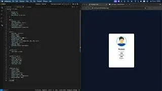 ASMR Programming - CSS Profile Card - No Talking