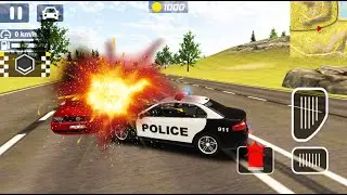 Police Car Chase Cop Simulator || games real police car Android Gameplay #shorts