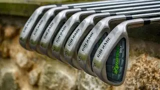 Bombtech Grenade Iron set On course review first shots Golf Vlog 31