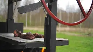 Барбекю в стиле Санта Мария. Жарим мясо на открытом огне.