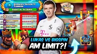 BIGSPIN vs. LUKAS AM LIMIT im GLOBALEN TURNIER! | Wer schafft mehr Siege? | Clash Royale Deutsch