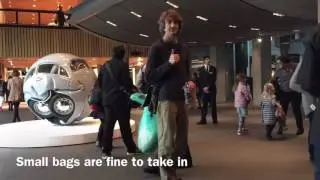Ben Butcher hangs Self-Fulfilment into the NGV