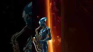 🌠 Saxophone in Space: Alien Melodies from the Universe #Galactic #Cosmic #Universe #Alien #Music
