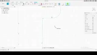 Autodesk Fusion 360 Tutorial 3.2 Create Construction Line and Mirror Sketch
