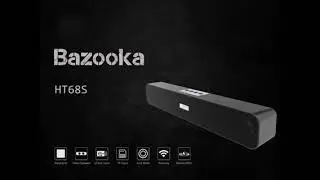 Smart wireless speaker bazooka bar bluetooth speaker hi-tech supper slim