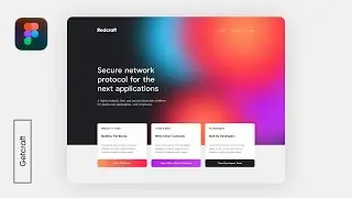 Landing Page Design | Figma Tutorial | Gradient Blends