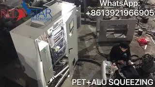 PET +ALU FILM SQUEEZING MACHINE I PLASTIC DRAIN MACHINE I FILM SQUEEZING DRYER I DEWATERING MACHINE