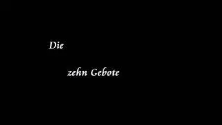 Die zehn Gebote mosaisch