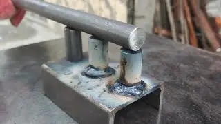 How to make Metal Bending  Useful idea Rebar Bender  Homemade Tools