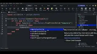 Guide to making a killbrick in Roblox Studio