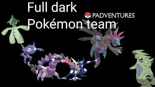 Full dark Pok&eacute;mon team - Padventures dueling