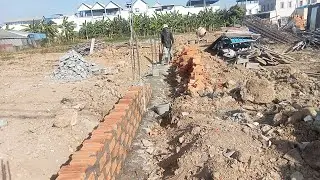 ចាប់ផ្ដើមរៀបរបងចាក់គ្រឹះ