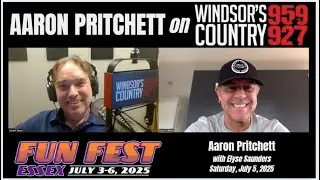 AARON PRITCHETT on WINDSORS COUNTRY MORNINGS