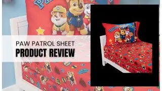 Affordable Paw Patrol themed sheet set review
