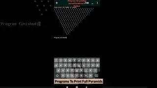 😲🐢Programs for printing pyramid patterns in Python|