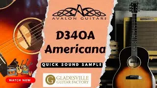 Avalon - D340A Americana - Demo at Gladesville Guitar Factory