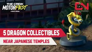 How to Find all Dragon Collectibles Located Near Japanese Temples in Crew Motorfest - Nihon No Fire